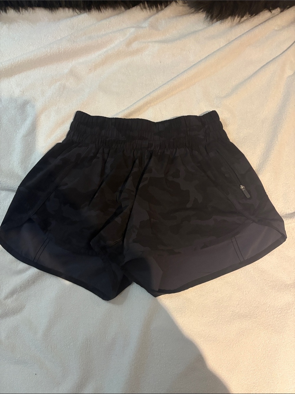lululemon athletica Black Camo Athletic Shorts